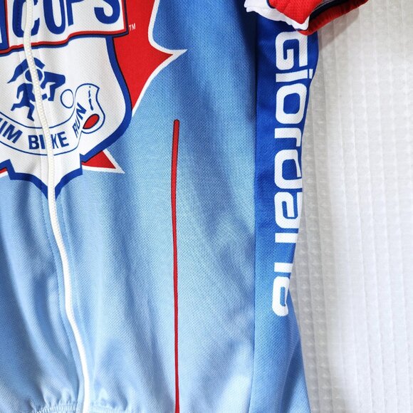 Giordana Cycling Jersey Men's xl Full Zip Size XL Tri Cops Swim Bike Run - Picture 8 of 14